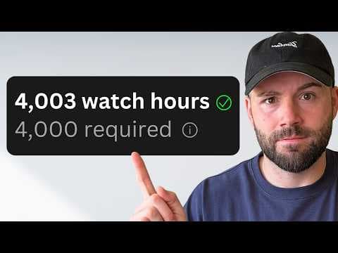 How to get 4000 Watch Hours the EASY way thumbnail