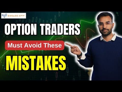 Option Traders Must Avoid These Mistakes | Kirubakaran Rajendran thumbnail