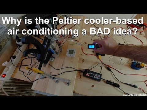 Why is the Peltier cooler-based air conditioning a BAD idea? thumbnail