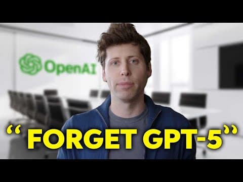 Open AI  CEO SHOCKS Everybody About GPT-5 (GPT-5 Update) thumbnail