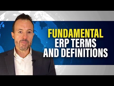 Top ERP Software Terms and Definitions You Need To Know thumbnail