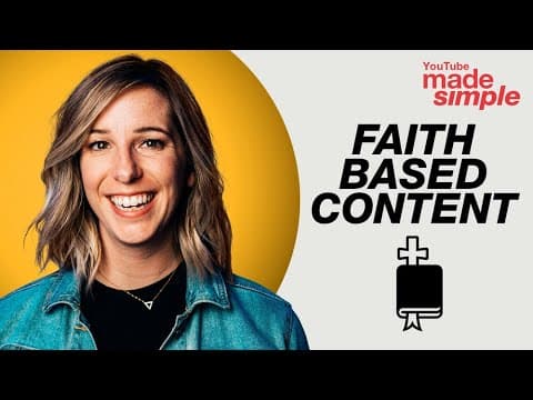 How to Make Money with a Faith-Based YouTube Channel | #YouTubeMadeSimple 003 thumbnail