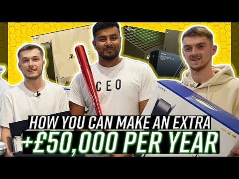 How YOU Can Earn an EXTRA £50,000 Per Year Reselling From Home - CEOCAST EP. 60 thumbnail