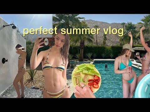 the perfect summer vlog. thumbnail