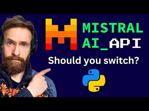 Mistral AI API - Mixtral 8x7B and Mistral Medium | Tests and First Impression thumbnail