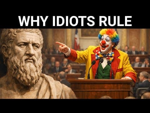 Why Democracy Rewards Idiots — Plato Saw It Coming 2,400 Years Ago thumbnail