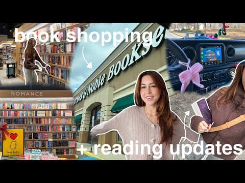 book shop with me (+ clothing haul & reading updates) thumbnail