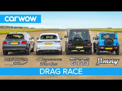 Which SUV Is Fastest: Bentayga Speed, AMG G63, or Cayenne Turbo? thumbnail