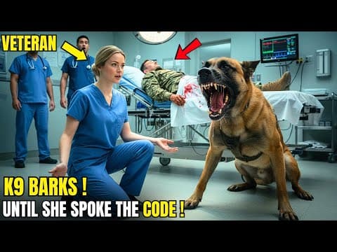 The K9 Wouldn’t Let Anyone Touch the Wounded SEAL — Until a Rookie Nurse Spoke a Secret Unit Code thumbnail