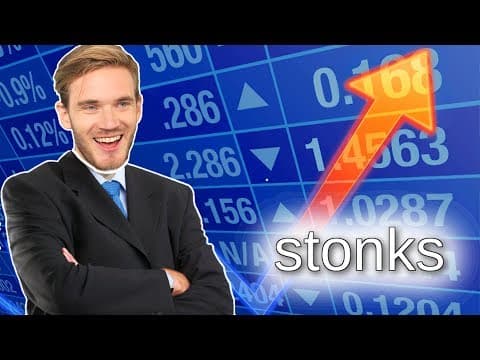 Stock Market VS Pewdiepie Net Worth | Investing News thumbnail
