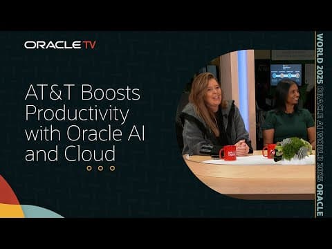 AT&T Modernizes Finance with Oracle Cloud and AI on Oracle TV at Oracle AI World 2025 thumbnail
