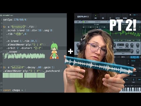 Chopping Audio in Strudel Pt. 2! (DNB Edition) thumbnail
