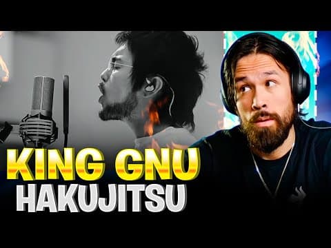 FIRST Reaction to King Gnu "Hakujitsu" thumbnail