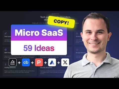 How to Find 59 Micro SaaS Ideas in 1 week? thumbnail