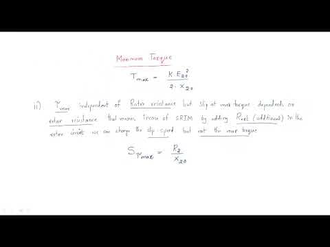 What Factors Affect Maximum Torque in Induction Motors? thumbnail