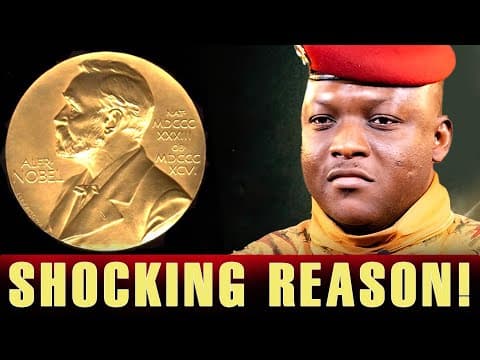 TRAORÉ REFUSED THE NOBEL PRIZE!  -  What is the real reason? thumbnail