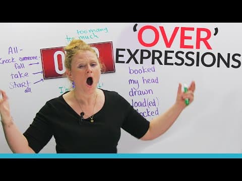 Phrasal Verbs & Expressions with OVER: "take over", "overplayed", "over it"... thumbnail