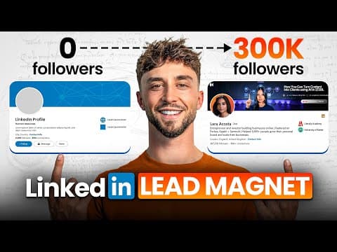 How to Turn LinkedIn into a Personal Brand Lead Magnet with AI thumbnail