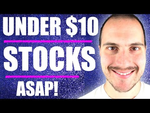 Top 6 Stocks UNDER $10 in STOCK MARKET (High Growth) thumbnail