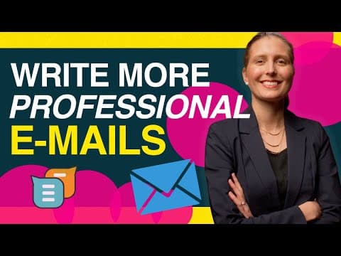 10 Email Etiquette Tips: How to Write More Professional Emails at Work thumbnail