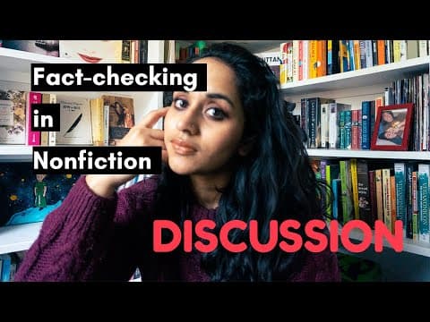 Fact-checking in Nonfiction | BOOK DISCUSSION thumbnail