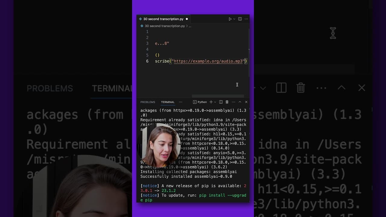 YouTube video player