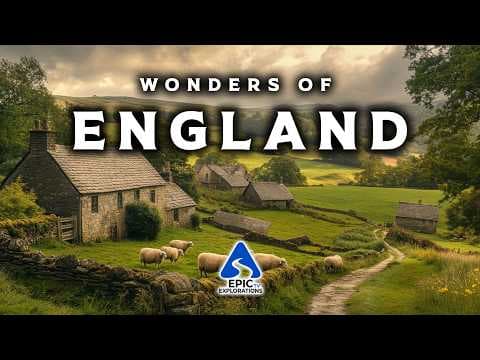 Wonders of England | Where Meadows Meet Mist | Most Amazing Places & Villages in England | 4K thumbnail