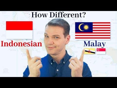 How Different Are Indonesian and Malay?! thumbnail