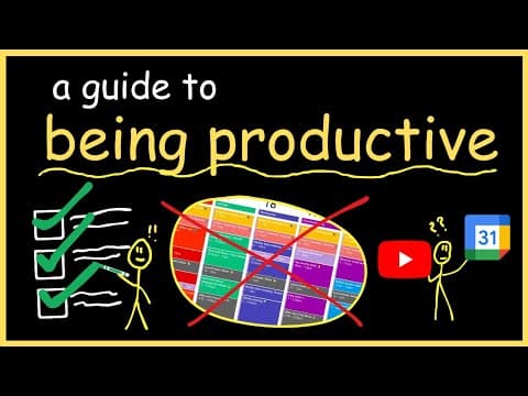 being productive is easy, actually thumbnail