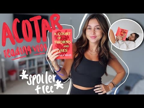 reading ACOTAR for the first time! *spoiler free* thumbnail