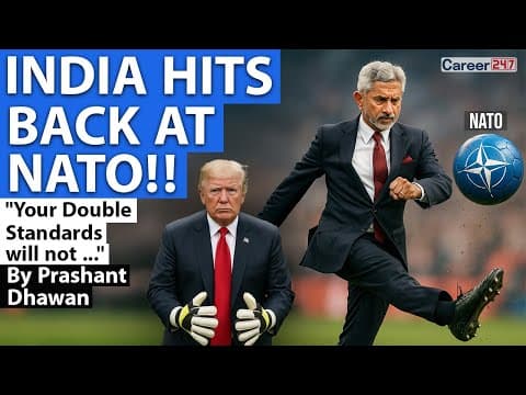 INDIA HITS BACK AT NATO!! Your Double Standards will not Work thumbnail
