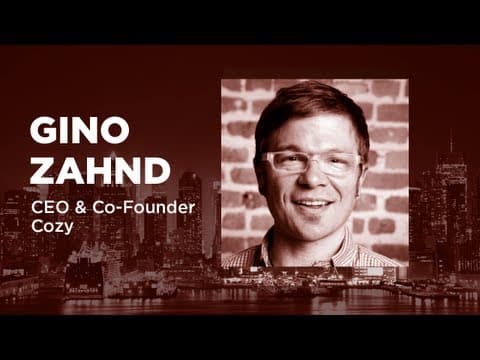 - Startups - Gino Zahnd, CEO & Co-Founder of Cozy thumbnail