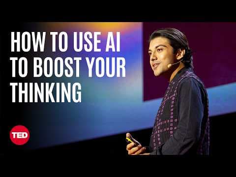 How to Stop AI from Killing Your Critical Thinking | Advait Sarkar | TED thumbnail