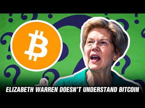 Elizabeth Warren Fears Bitcoin thumbnail