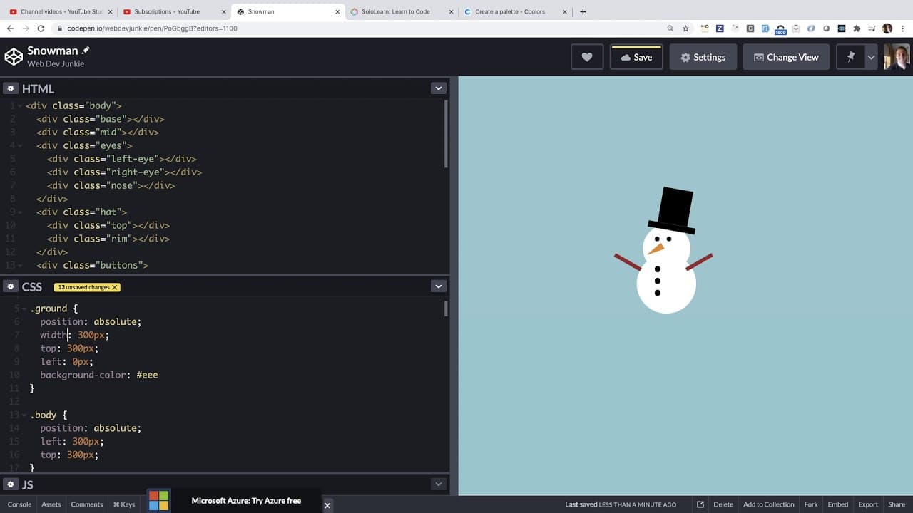 YouTube video player