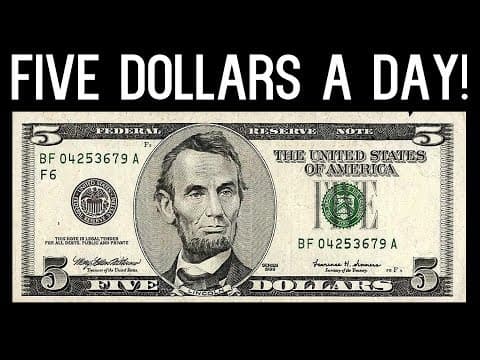 How To Become A Millionaire With $5 Daily thumbnail