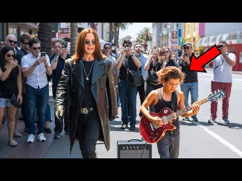 Street Kid Playing "Mama, I'm Coming Home" When Suddenly Ozzy Osbourne Showed Up thumbnail