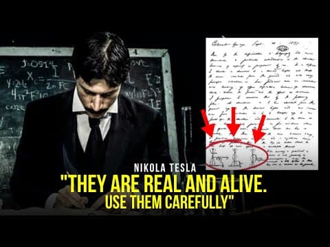 Millions will use it! NIKOLA TESLA "They are Real and Alive. Use Them Carefully!" thumbnail