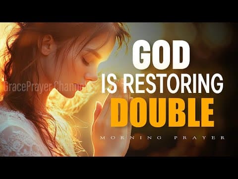 Loss Is Setup For Abundance | Decree and Declare Double Restoration in Jesus’ Name | Morning Prayer thumbnail