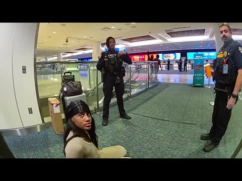 Woman Attacks Airline Employee Over Baggage Fee thumbnail