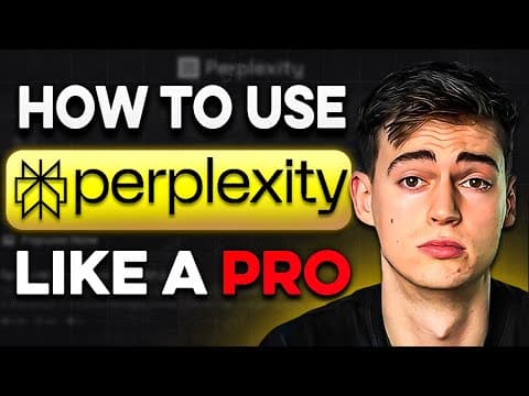 Perplexity AI Tutorial - How To use Perplexity Ai for Research | Better than ChatGPT! thumbnail