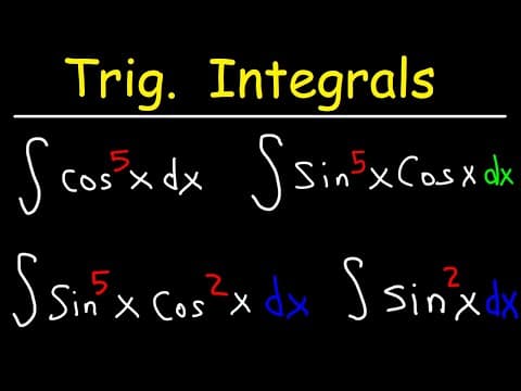 Trigonometric Integrals thumbnail