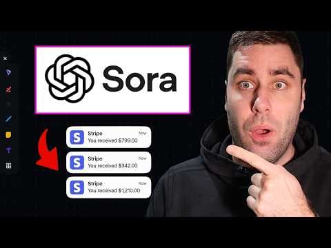 Sora 2 Is the NEW Way To Make Money online Right Now! (4 Ways) thumbnail