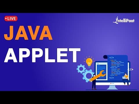 Java Applet | Applet in Java | Java Applets for Beginners |Java Applet Tutorial | Intellipaat thumbnail