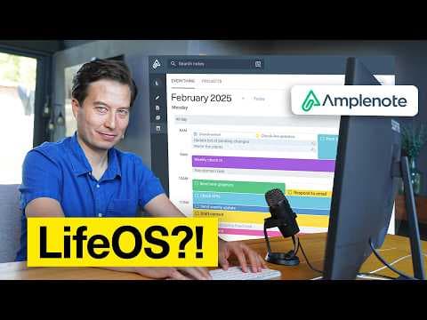 Can ONE App Run Your Life? (Testing Amplenote’s LifeOS) thumbnail