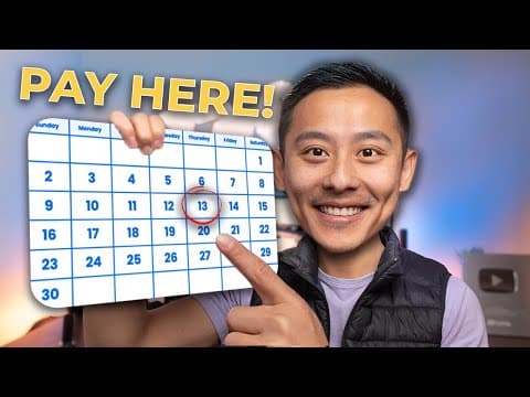 BEST Day to Pay your Credit Card Bill (Increase Credit Score) thumbnail