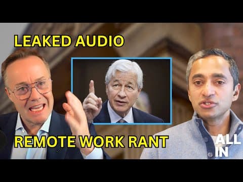 Remote Work Under Fire: All-In Podcast Unpacks Jamie Dimon’s Leaked Rant! thumbnail