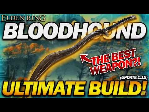 "The MOST OP WEAPON EVER?!" - Elden Ring - Ultimate Bloodhound's Fang Build (Update 1.15) thumbnail