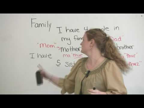 Speaking English - Talking about Family thumbnail