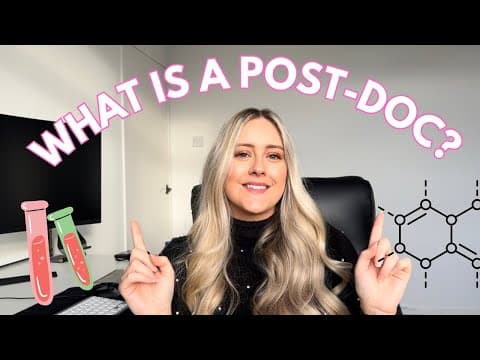 WHAT IS A POST-DOC? and job update! thumbnail